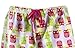 Leisureland Women's Cotton Pajama Flannel Boxer Shorts Hope Faith Love Owl