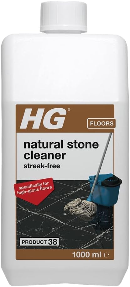 HG Natural Stone Cleaner 1 Litre Streak-Free Concentrated Mopping Solution