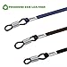 Eyeglasses Chains PREMIUM ECO LEATHER [Pack of 3 Cords + Cleaning Cloth] Eyeglass Chain | Cords| Holder | Retainer | Glasses Strap | Rope Lanyard Glasses Strings Necklace Holder For Car Glasses Hanger