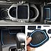 auovo Cup Holder Insert Liners Compatible with Honda Civic Accessories 2016-2021 (21pcs/Set, Blue, Sedan)