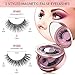 2 Pairs Reusable Magnetic Eyelash and Eyeliner Kit, Upgraded 3D Magnetic Eyelashes Kit With Mirror and Tweezers Inside, Best Magnetic Eyeliner and Magnetic Eyelash Kit - No Glue Needed