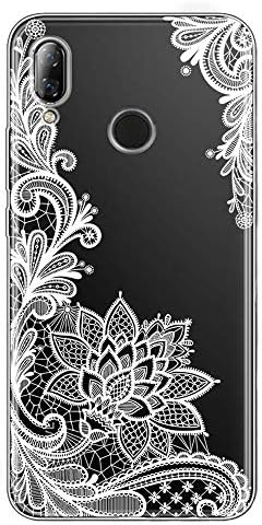 Fertuo Huawei P Smart Plus Case, Patterned Clear Soft Gel TPU Silicone Phone Cover Ultra Slim Shockproof Flexible Protective Bumper Skin for Huawei P Smart Plus/Nova 3i 2018 Smartphone, Mandala