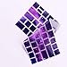 Dogxiong Touch Bar Romantic Purple Star Galaxy Universe Profile Pattern Texture Silicone Keyboard Cover Case Skin for MacBook Pro 13