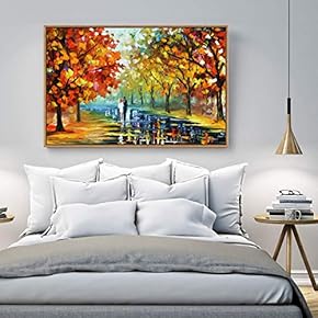 Floating Framed Canvas Wall Art for Living Room, Bedroom Scenery Canvas Prints for Home Decoration Ready to Hang - 16x24 inches