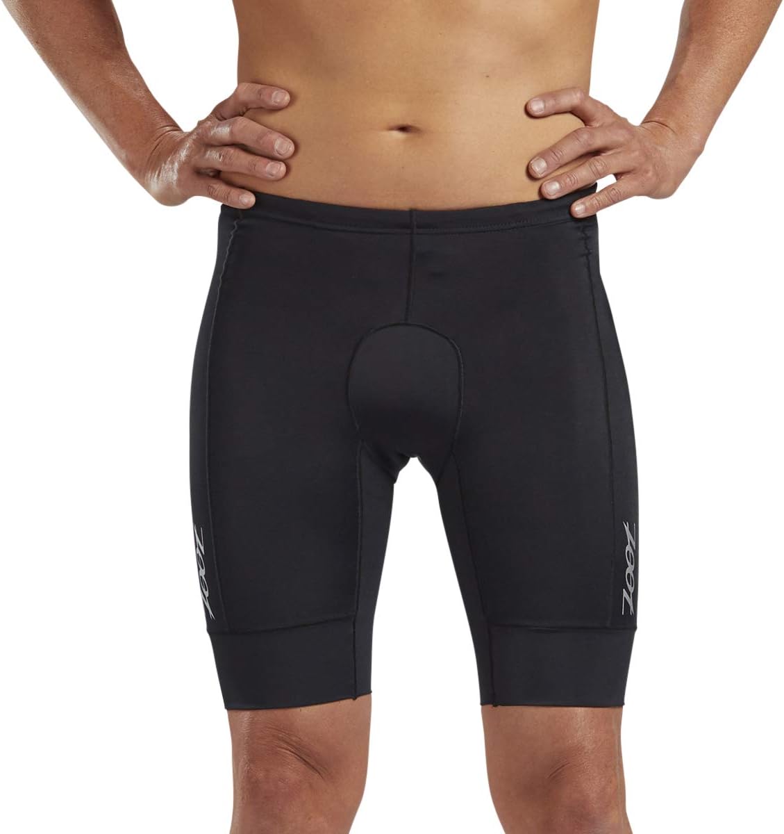 ZootMen’s Core 9-Inch Tri Shorts, Quick Dry Performance Triathlon Shorts with Cycling Chamois Pad, Pockets & UPF 50+ Fabric