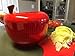Red Salad Spinner (Small), Apple-Shaped, 3 Quart by Beautiful Life