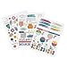 Erin Condren Designer Sticker Pack - Motivation & Celebration Sticker Pack Trio Includes 3 Sticker Sheets, 100+ Stickers