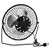 4.5W USB Solar Panel Powered Mini Portable Fan for Cooling Ventilation Outdoor Home Travelling Chicken House?Car Ventilation System(6 Inch) (4.5W)