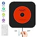 Portable CD Player, Rofeer Bluetooth Wall Mountable CD Music Player Home Audio Boombox with Remote Control FM Radio Built-in HiFi Speakers, MP3 Headphone Jack AUX Input Output, Black