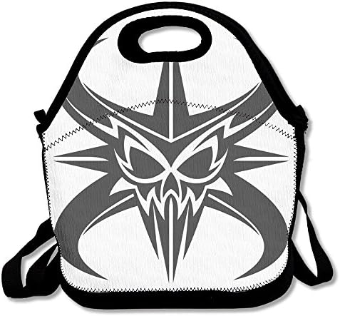 Fashion Cute Portable Multipurpose Bento Lunch Bag,Container For Women, Men, Kids,100% Polyester FiberSkeleton M