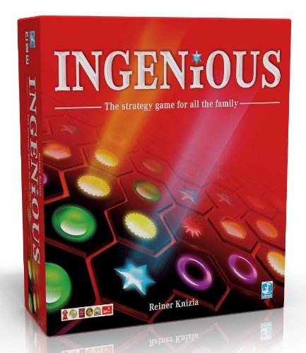 Sophisticated Games Ingenious: Strategy Board Game for 1-4 Players, Ages 9+