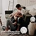 mono living Moon Light Lunar Lamp, 4.7 Inch, Night Light, 16 Color 3D Led Light Up Moon, Cool Space Boys Lamp, Decorations for Bedroom, Kids Teen Girl Baby Nursery Gift, Thanksgiving Christmas