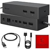 Microsoft Surface Dock PD9-00003 - Surface Pro Docking Station (Black) (Renewed)