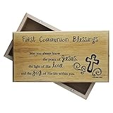 Abbey Press First Communion Trinket Box - Inspiration Faith Blessing Spirit 50179C