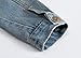 DSDZ Mens Classic Ripped Motorcycle Denim Jacket With Hole (M (asian 2XL), Blue)