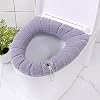 Badkamer Toiletbril met handvat Closestool Wasbare Zachte Winter Warmer Mat Pad Kussen O-vorm Toiletbril Bidet Covers…