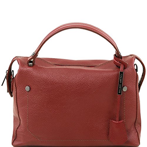Tuscany Leather Tl Bag Soft Leather Duffle Bag Tl141629 Red - Main Image