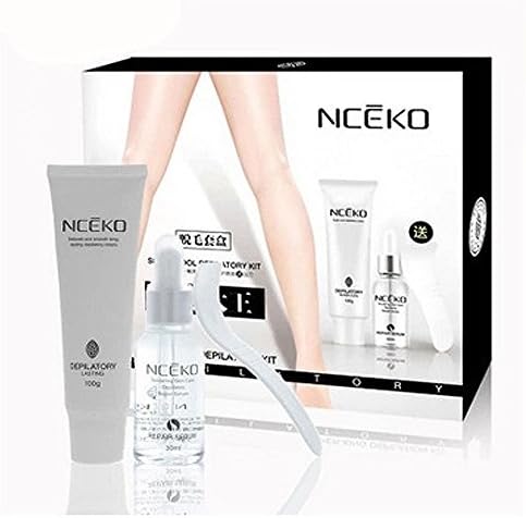 2Pcs Painless Depilatory Cream Hair removal men or women kit hair removal cream 100g + repair liquid 30ML + scraper knife