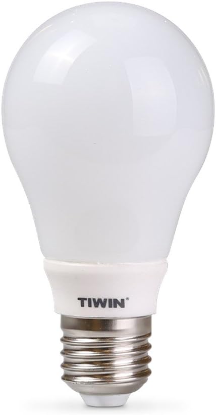 TIWIN Led Light 60w E27 Bulbs 7W Edison Screw Frosted Globe GLS Bulbs Warm White 2700 K Energy Saving Light Bulbs 820 Lumen,Non-Dimmable Lamp Pack of 1 [Energy Class A+]