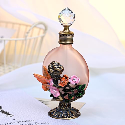 Yetaha Vintage Decorative Perfume Bottles, Fancy Crystal