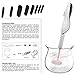 Makeup Brush Cleaner Kits Lammcou 3in1 Deep Cleaning Auto Electronic Brushes Cleaning Dryer Machine Makeup Spinner + Brush Spinner Bowl + Brush Collars for All Size Makeup Brushes