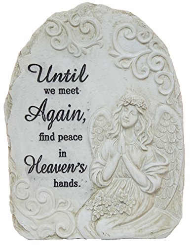 7.5 Inch tall Polystone Memorial Stone "Until We Meet Again..."