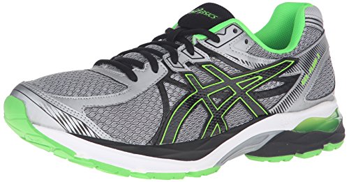 ASICS Men's Gel-Flux 3 Running Shoe, Lightning/Black/Green Gecko, 10.5 M US