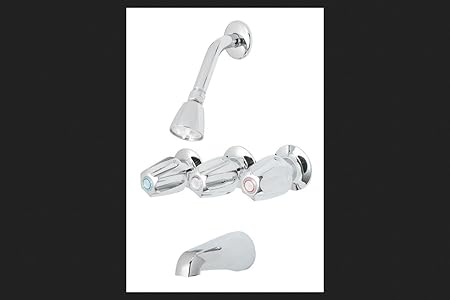 Oakbrook Tub And Shower Faucet Three Handle 2 0 Gpm Polished