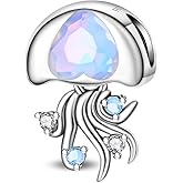 HONGRUI 925 Sterling Silver Charm for Bracelets Necklace Fashion Heart Bow Flower Family Butterfly Pendant Bead Charm for Women Festival jewelry gifts