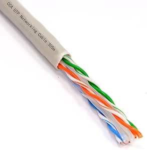 kenable CAT6-CCA C6 UTP Ethernet Red Sólido Cable Rollo Caja Alambre 305 m [305 Metros]: Amazon.es: Electrónica