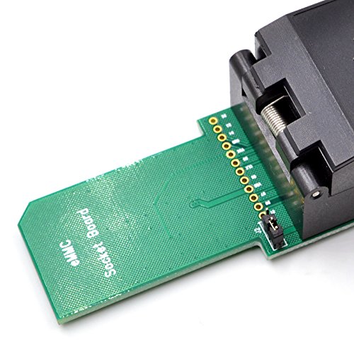 MOBILE DATA Recovery REPAIR KIT,ALLSOCKET eMMC169/153 IC Reader with SD Interface BGA169/153 Adapter[IC Size 11.5x13mm] NAND FLASH Memory Date extractor SMS/Contacts/Photos/Music/Video Date Retrieval
