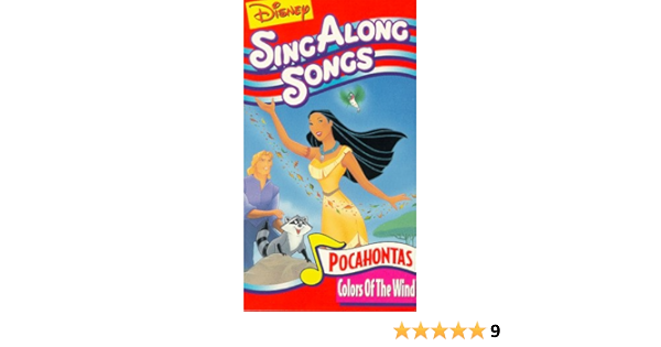 Disney Sing Along Songs Colors Of The Wind Import Amazon Ca Video