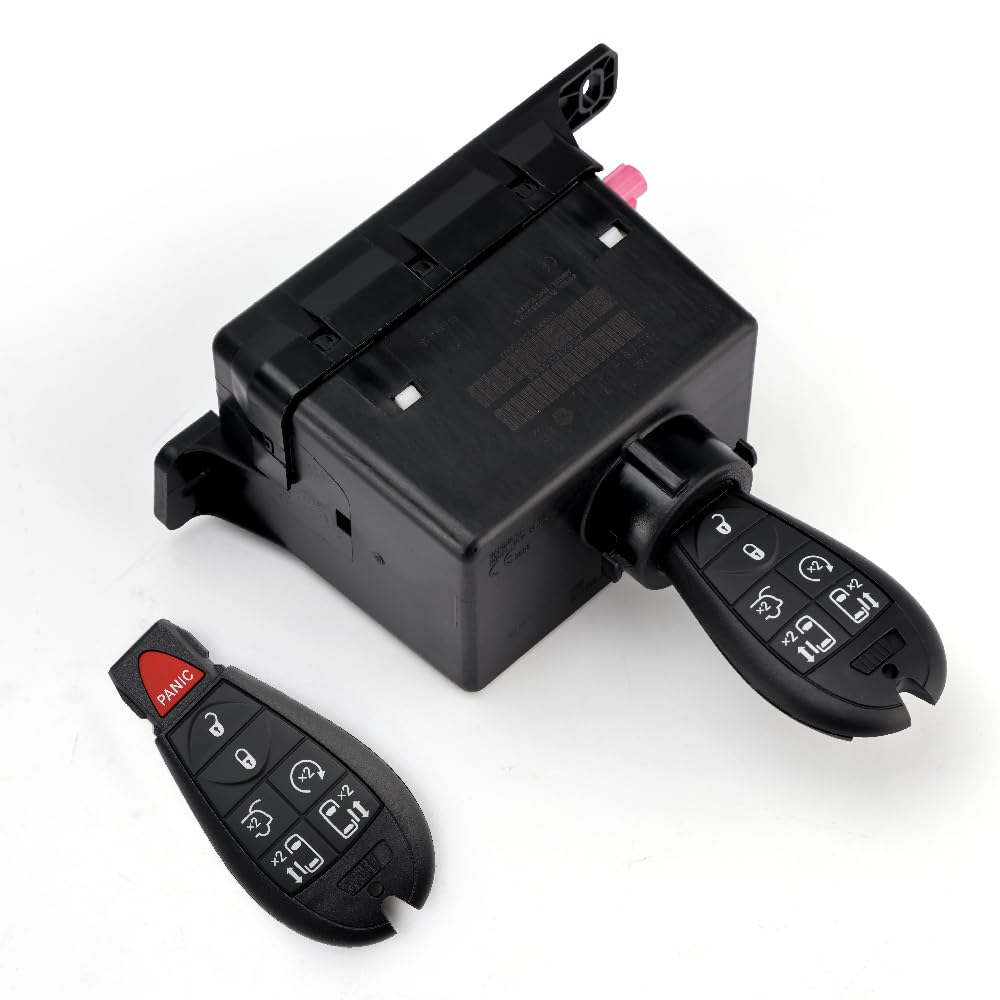 Photo 1 of Areyourshop Wireless Ignition Node Module with 2 Keys for Grand Caravan, Journal, Town&Country, for Dodge for Chrysler for Jeep 68210156AB 68066727AB/AA/AD/AC/AF, 05026149AG/AF/AD/AE/AH 05026874AE