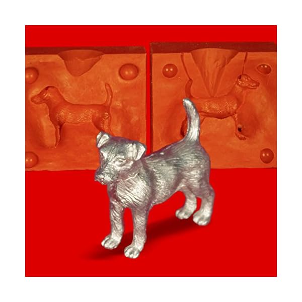 ZinngieÃform Hund SchÃ¤ferhund, ca. 70g Reinzinn