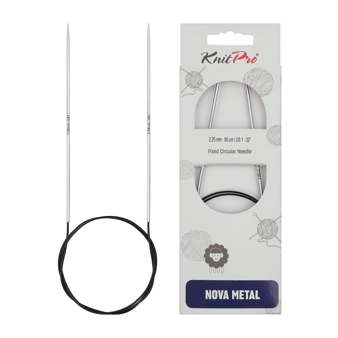 KnitPro Nova Fixed Circular Needles 40" (100cm) | 2.25mm