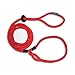 Harness Lead No Pull Dog Harness and Leash Set, Anti Pull Dog Harness for All Breeds and Sizes, One-Piece Cushioned Rope Design Safely Prevents Escaping and Pulling (Medium/Large, Red/Reflective)