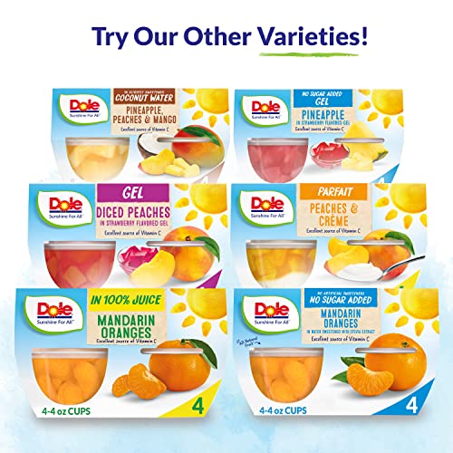 Dole Fruit Bowls Mandarin Oranges in Orange Gel, Gluten Free Healthy