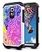 Galaxy S5 Active Case, NageBee - Heavy Duty Defender Dual Layer Protector Hybrid Case for Galaxy S5 Active G870 (Hybrid Rainbow Illusion)