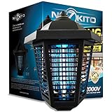 Nozkito Bug Zapper Lantern for Outdoor and Indoor Use. Mosquito and Insect Killer UV Lamp. Great for Backyard