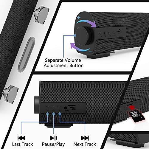 Sound Bar Bluetooth Wired and Wireless Mini Soundbar Surround Sound