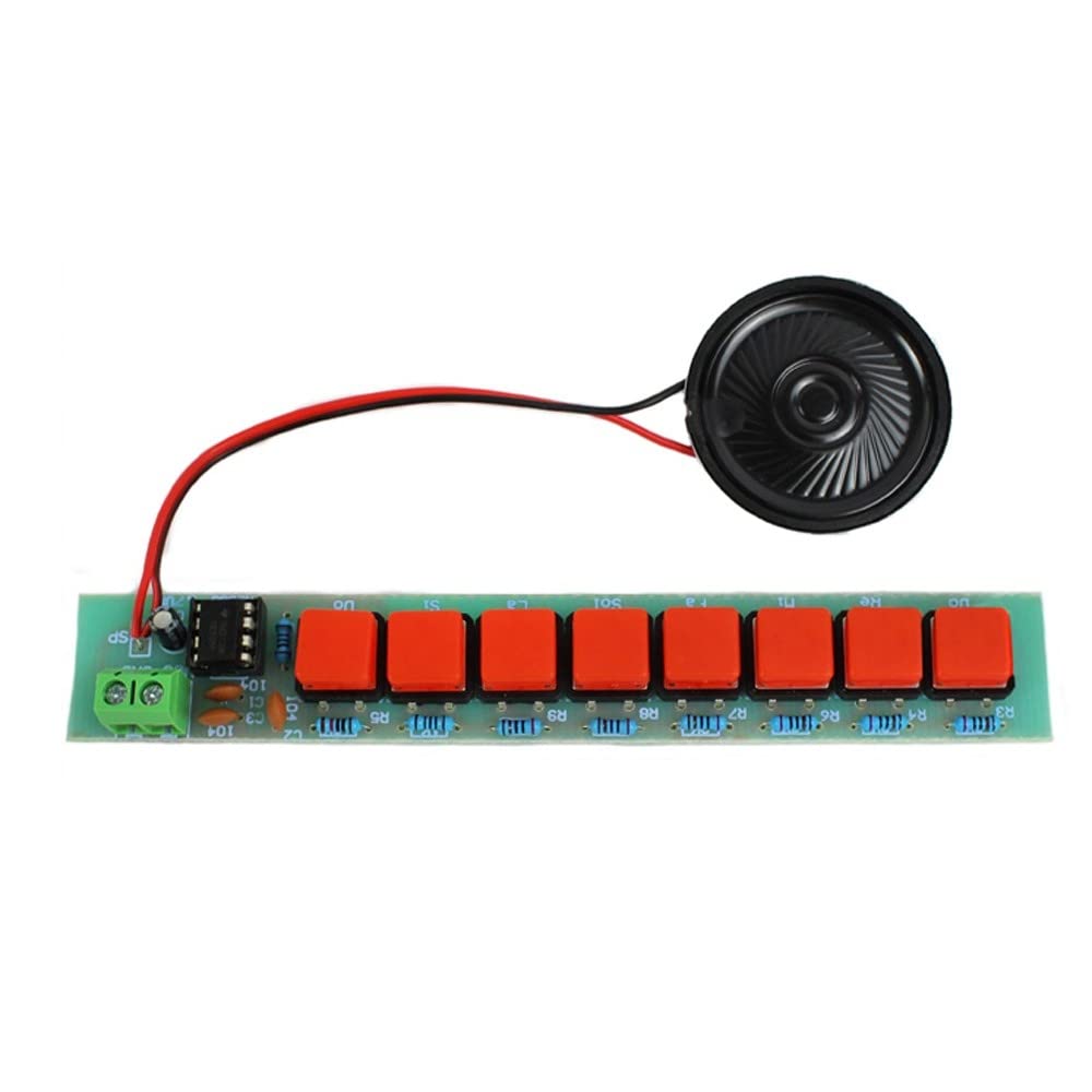 Electric Organ DIY Kits, NE555 Organ Module Soldering Board DIY Practice Kit for Soldering Practice Learning