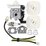 Harbot RB-K93 Carburetor with Air Filter Tune Up Kit for Echo SRM225 SRM225i SRM225U SRM225SB GT225 GT225i GT225L GT225SF PAS225 PE225 PPF225 SHC225 Trimmer