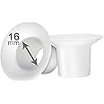 LOZAEVE 16mm Silicone Flange Inserts Compatible with for Spectra S1/S2, Medela, Bellababy, Elvie, Paruu R12 P10, Momcozy S9 S10 S12 Pro, Freemie Breast Pump Shield, Reduce 27-28mm Tunnel to 16mm, 2pcs