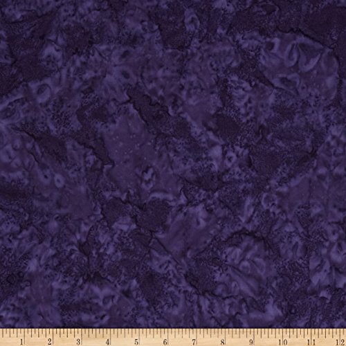 Robert Kaufman Artisan Batiks Prisma Dyes Mottled Aubergine Fabric By The Yard