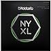 D'Addario Electric Guitar Strings, NYXL Nickel Plated, NYXL1156, Medium Top/Extra Heavy Bottom Gauge 11-56, 6-String Set, Pack of 1