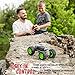 4WD Remote Control Stunt Toy Car for Kids - Cool Off Road RC Rock Crawler with 2-Sided Driving - Birthday for Boys and Girls