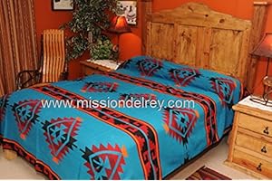 Mission Del Rey Southwestern Bedspreads -Tesuque Pattern King