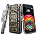 LG X Power Case, LG XPower Holster Case with Free [Tempered Glass Screen Protector], NageBee [Heavy Duty] Armor Shock Proof [Swivel Belt Clip] Holster [Kickstand] Combo Rugged Case for LG K6P -Camo