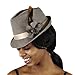 Zucker - Hat Feather Trims - Roaring 20s Flapper Style Feather Pick - Costume - Cosplay - Millinery - Floral Arrangements - Black/Fig/Marigold/Natural - Pheasant Hackle Feather