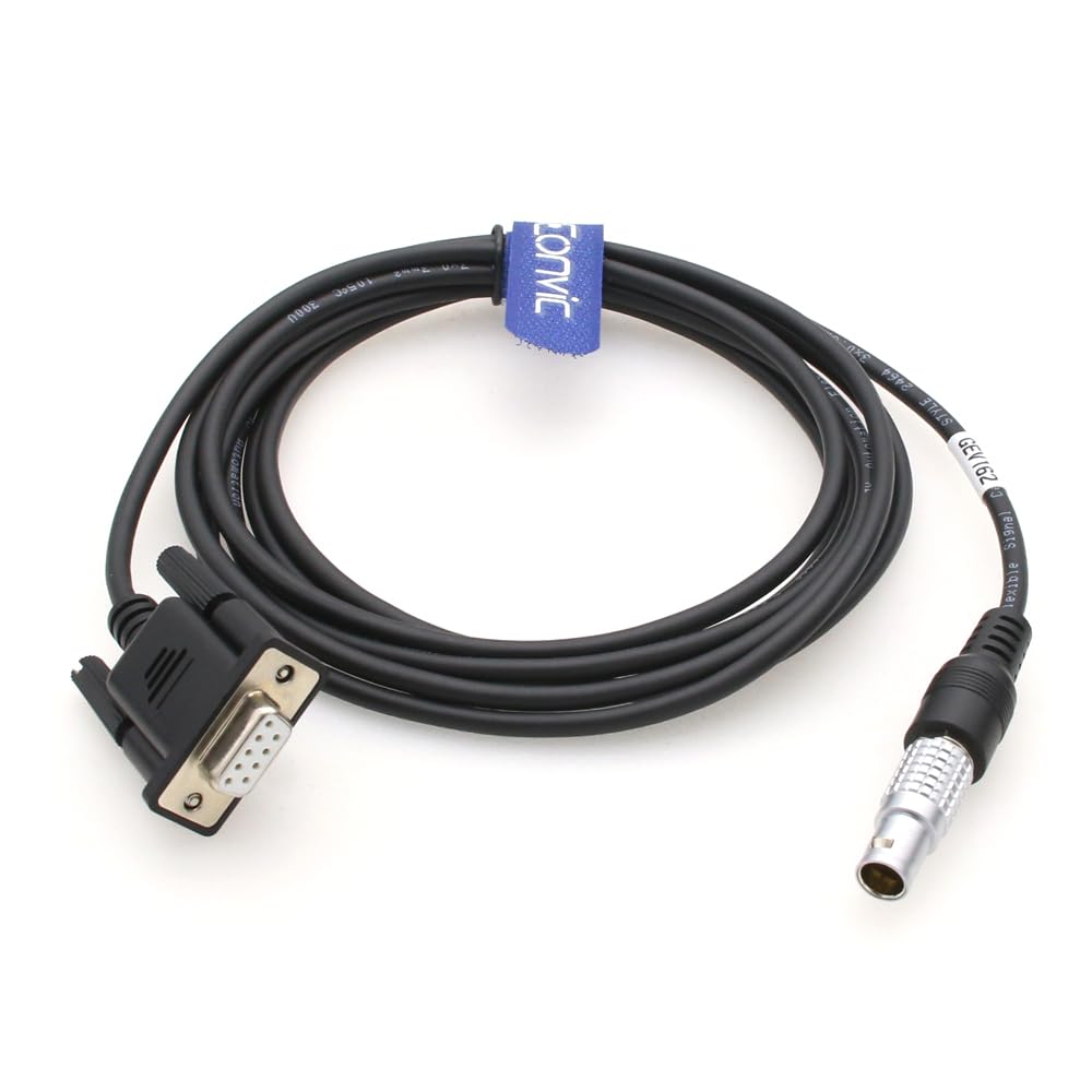 Eonvic GEV162 GPS Data Transfer Cable 733282 for TS30 TM30 TS50 Total Station RX1250 ATX1200 Controller Port to PC RS232 DB9